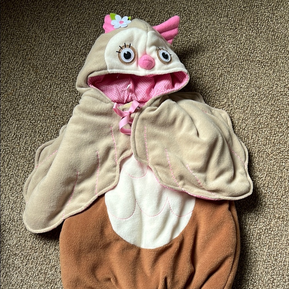 Pottery Barn Kids Owl Costume - Pink and Brown